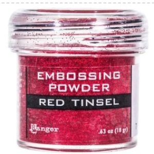 Product Image for  Embossing Powder Red Tinsel