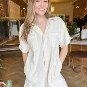 Product Image for  Bitty Buttoned Romper