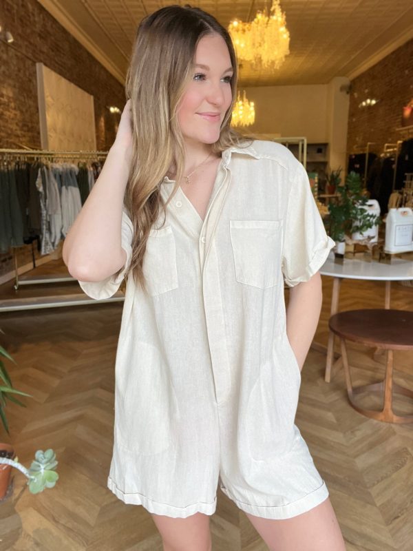 Product Image for  Bitty Buttoned Romper