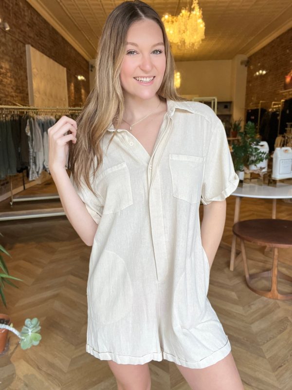 Product Image for  Bitty Buttoned Romper