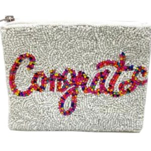 Product Image for  Congrats Beaded Pouch