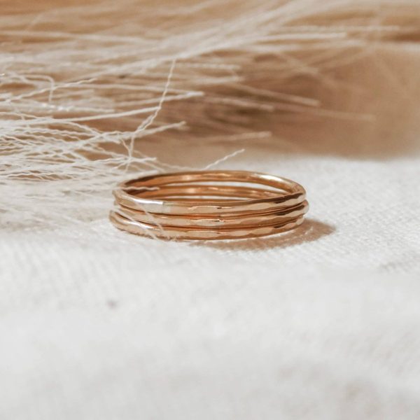 Product Image for  Hammered Band Stacking Rings