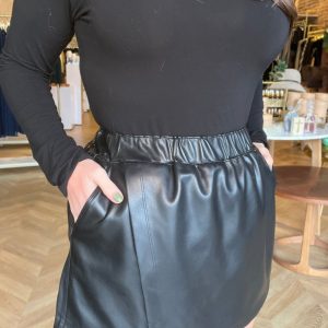 Product Image for  Faux Leather Skort