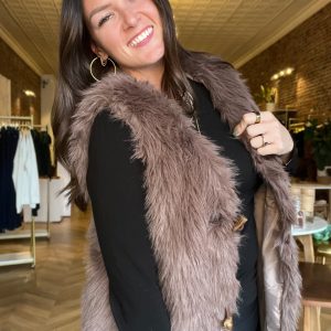 Product Image for  Shaggy Faux Fur Vest