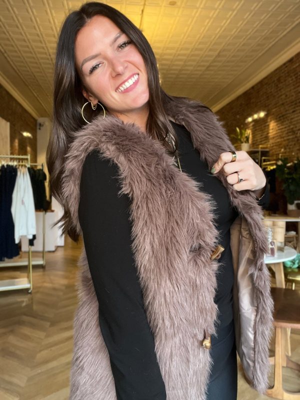 Product Image for  Shaggy Faux Fur Vest