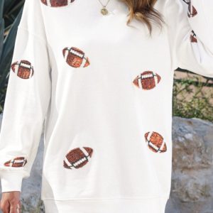 Product Image for  Sequin Football Sweater